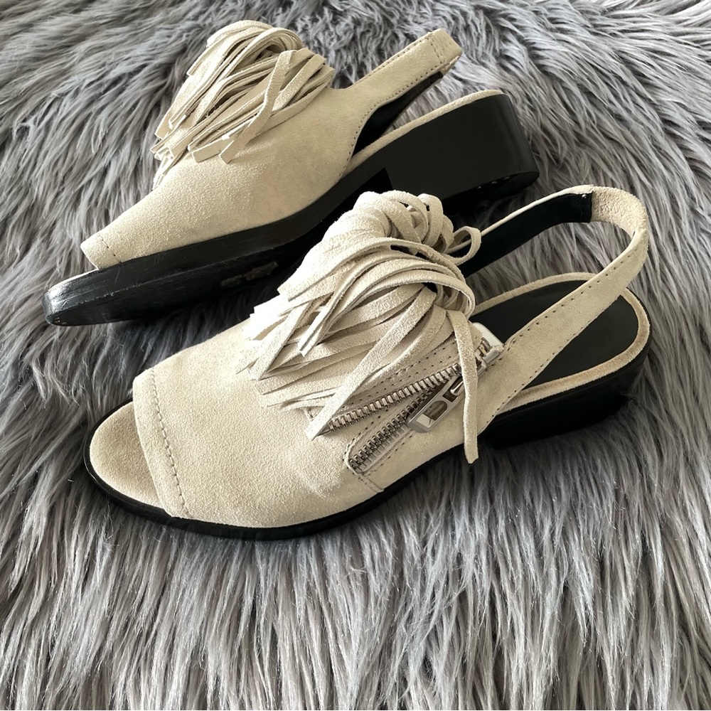 3.1 PHILLIP LIM alexa fringe suede sandal